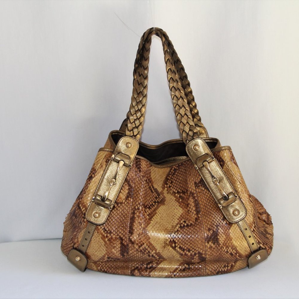 Gucci Pelham Medium Python Bag - image 4